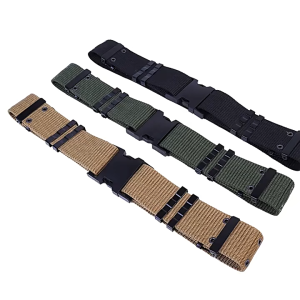 Adjustable Tactical Belt Outdoor Multi-functional Survival Mens Training Emergency Rescue Waist Military Nylon Belt