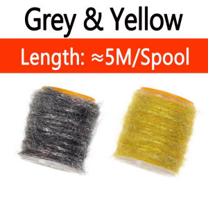 2/6 Sợi Chỉ Côn Trùng Bẩn Chất Liệu Buộc Mồi Câu Ruồi Chỉ Giả Lông Nhiều Màu Sắc Dùng Cho Mồi Câu Scuds Baetis Nymphs Caddisfly Câu Cá Hồi Nhiều Màu Sắc