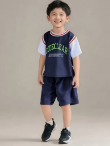 [🚚จัดส่งจากกรุงเทพฯ] ‌ชุดกีฬาเด็กชายแขนสั้นขาสั้น ผ้าคูลลิ่งเหงื่อซึมง่าย ใส่เล่นบอลได้ เหมาะเด็ก 3-14 ปี