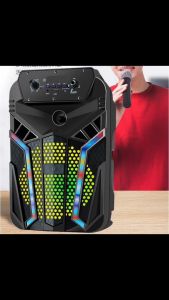 BLUETOOTH EARPHONE BASS SPEAKER BLUETOOTH BASS PORTABLE 65 KIMISO QS 2602 + MIC KARAOKE