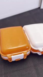 Hopeblaze Pocket‑Size Small Fishing Bait Box 3‑Tier 8‑Grid PP Portable Tackle Storage Box for Lure Hook Fishing Gear