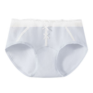 Aimo | Womens Pure Cotton Underwear Triangle Shorts Thin Seamless Antibacterial Comfortable Mid Waist Youth Summer Underpants