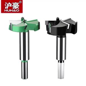 Mũi Khoan Forstner 3 Lưỡi Thân Tròn 10mm HUHAO Dao Phay Tạo Lỗ Trung Tâm Dao Phay Cacbua Dùng Cho Chế Biến Gỗ Khoan Gỗ