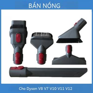 Dyson V7 V8 V10 V11 V12 Thay Thế Lông Dài Bàn Chải Vòi Phun Bộ Phụ Kiện Máy Hút Bụi Phụ Tùng Bộ Dụng Cụ