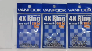 VANFOOK SUPER STRONG SPLIT RING 4X RING ( 4R-75S )