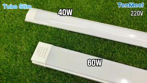 TOTO.NET โคมไฟติดเพดาน ผนัง LED Tube Slim 120CM 40W 60W แสงขาว สว่างพิเศษ โคมไฟหน้าเรียบ นีออนแบบบาง ใช้ไฟฟ้า220V