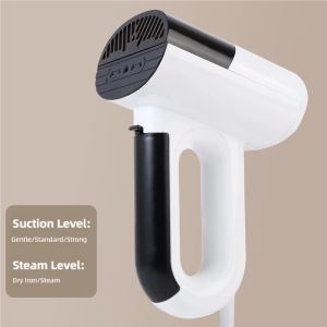 TINSOL 5500PA Suction Vacuum Clothes Steam Iron 1000W High-Power Home Handheld Steam Iron with Smart Handle Sensor