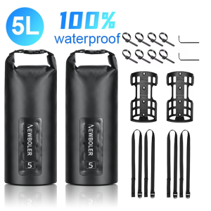 NEWBOLER Portable Waterproof Bicycle Fork Bag 5L Portable Bike Bag Electric Scooter Bag Bicycle Front Bag Bike Fork Bag