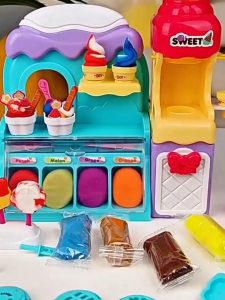 Toy Ice Cream Machine Set - Easy & Fun Pretend Play
