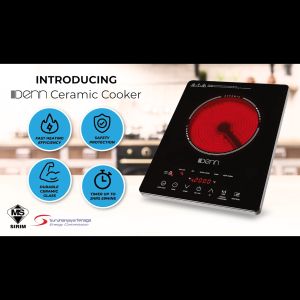 DENN CC-J2000BK Ceramic Cooker