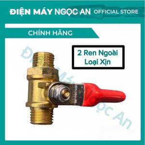 VAN KHOÁ BI ĐỒNG THAU - KHOÁ VAN BI ĐỒNG THAU REN 13.8mm