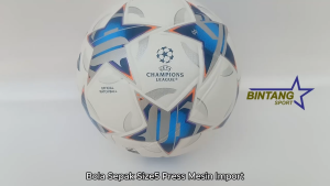 Bola Sepakbola Size 5 Original Import Model Press Mesin Bola Sepak Liga Champion Kualitas Terbaik