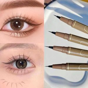 【COD】Slim Eyeliner Pena Ulat Sutra Berbaring Cair Tahan Air Cepat kering Eyeliner Riasan Mata Tanpa Noda-💞Margot