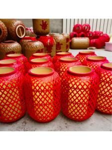 FENGHONGTAO | Traditional Bamboo Woven Lantern For Tea Rooms Restaurants