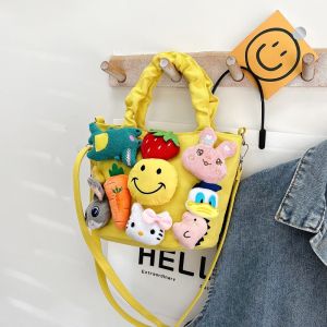IELGY กระเป๋าถือแนวทแยงการ์ตูนเด็กผู้หญิงสดใส