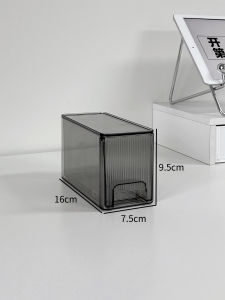 Acrylic Desktop Organizer Drawer Style Storage Box Office Stationery Transparent Organizer Shelf for Dormitory And Desk