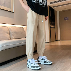 Quần Dài Nam Vải Lanh Cotton Mùa Hè Mới Rộng Rãi Quần Dài Thể Thao Thời Trang Quần Dài Chín Điểm Quần Dài Vải Lanh