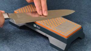 Dual-Sided Diamond Sharpening Stone | Coarse 600 Grit / Fine 1000 Grit | with Box