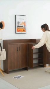 ตู้เก็บรองเท้า ชั้นวางรองเท้า ตู้ชั้นเก็บรองเท้า ชั้นรองเท้า ตู้ใส่รองเท้า เก็บของอเนกประสงค์ กล่องใส่รองเท้าตู้รองเท้า หลากหลายไซส์ให้เลือก กันชื้น กันฝุ่น แนะนำซื้อ