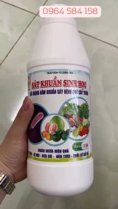 SÁT KHUẨN SINH HỌC: Trừ nấm bệnh trên cây trồng - Nấm đối kháng Pseudomonas - chai 1 lít