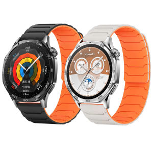 แม่เหล็กใหม่สําหรับนาฬิกาHUAWEI WATCH GT 5 4 3 2 Pro 46 มม.42 มม.นาฬิกา 4 Pro Budsสร้อยข้อมือเข็มขัดซิลิโคนสายรัดข้อมือ