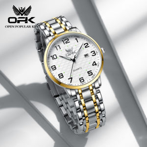 OPK New Watch For Men 2023 Casual Waterproof Luminous Calendar Quartz stainless steel strap Fashion Mature Business wind