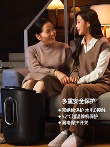 Foot Bath Massager foot bath bucket heated fully automatic massage foot bath household foot bath electric heated deep bucket Christmas birthday gift gift 5303F