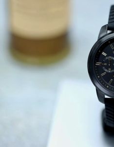 【Sulit bilhin】[2 Years Warranty] Maserati Successo 44mm Black Silicon Strap Mens Chronograph Quartz Watch Relo R8871621011
