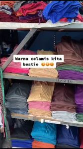 Celamis Polos Panjang Wanita Jumbo dan Standar Kaos PE