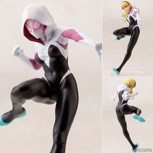 Gwen Stacy Swappable Head Spiderwoman Action Figure Marvel Series Collectible Toy Model Display Gift Female Spiderman Figurine