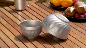 Boundless Voyage Double Walled Titanium Bowls Ultralight Outdoor Camping Tableware Rice Soup Oatmeal Yogurt Serving Bowl 1pcs