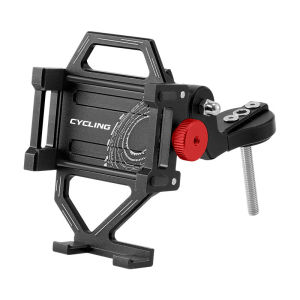 TOOKTRO | Bicycle Mobile Phone Holder Shockproof Foldable Integrated Stem Mount