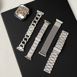 Stainless Steel Metal Applewatch S11 Series S10 Bracelet Compatible with iWatches9/S8/7/6/5 Ultra3 Apple Watch SE3 Milanese