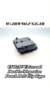 Outdoor sports toys competitive games Gear CYTAC Universal Double Magazine Pouch Belt Clip Type (CY-MPUBC) WARWOLFGEAR