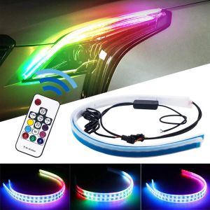 Led Alis Truk Truk 24v mobil motor 12v 60cm remote banyak warna