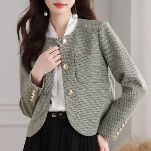 High-end Small Fresh Style Woolen Short Coat