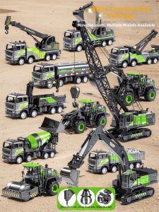 Alloy Large Childs Crawler Excavator Toy