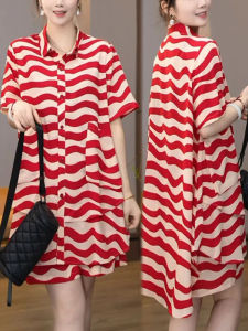 plus Size Fashionable Summer Outfit Womens Loose Slimming Midi Short Sleeve Top Wide Leg Shorts Two Piece Set Polyester Fiber