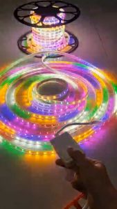 CHƯA NGUỒN-1mét dây led đơn 48 bóng/met-1 mét dây led đôi 96 bóng/mét(chưa bao gồm nguồn)-khả năng chống nước và trang trí ngoài trời