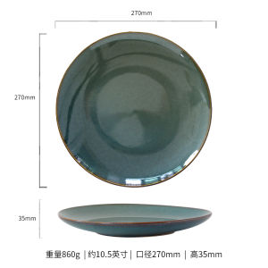 Bát Tròn Sứ Nghệ Thuật Chuyển Màu Cổ Điển Sang Trọng Đa Năng Cho Nhà Hàng Bát Ăn Tối Bằng Sứ Phong Cách Trang Trí Gia Đình Phổ Biến