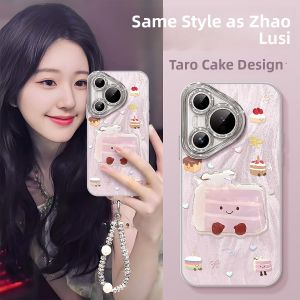 Huawei Pura80 pro Phone Case Full Cover Lens Protection Womens Style Soft Silicone Shell Pura70 Pura70pro P70 P60 Compatible