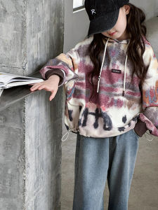 MPW | Girls Hoodie Casual Fashionable Childrens Clothing Autumn Winter Seasonal Breathable Machine Washable Polyester Material