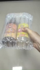 600Pcs Inflatable Air Column Bag 250M Shockproof Drop-resistant Transport Bubble Wrap Packaging Bags (5/7/9 columns)