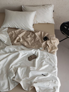 High-End Summer Silk Comforter 100s Days Lyocell Silk Ice Silk Air Conditioner Washable Pure Color Cool Feeling Bedding Cover