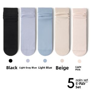 MiiOW | Catwoman Boneless Cozy Socks Womens Mid-calf Thin Cotton Socks Breathable Anti-Odor Spring Autumn Summer High Elasticity Socks