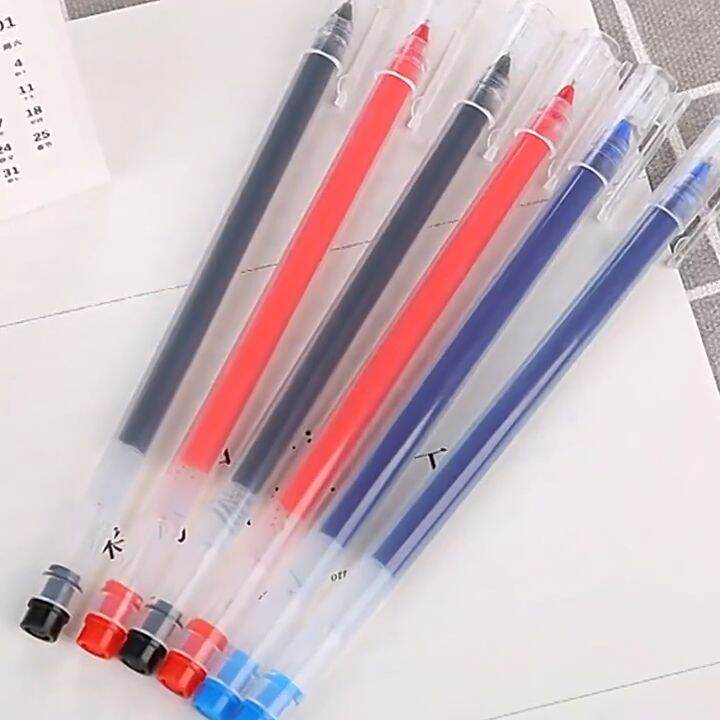 FG Pulpen Gel Polos Ink 0.5mm Standar Pulpen Alat Tulis Stationary Kantor Sekolah Pena Pen Tinta Cair Murah PK3