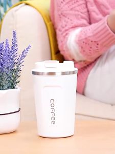 Termos Kopi Travel Anti Tumpah dengan Tutup-Cangkir / Mug Es Kopi Teh Bir /Thermos Coffee