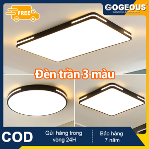 【CDO】Đèn trần phòng khách /phòng ngủ Trang Trí Phòng ngủ đèn ốp trần 3 màu