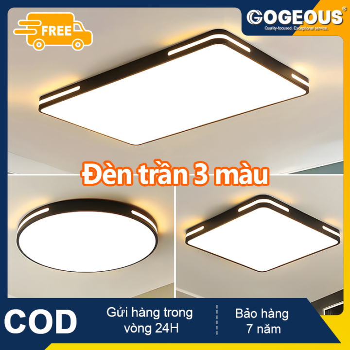 【CDO】Đèn trần phòng khách /phòng ngủ Trang Trí Phòng ngủ đèn ốp trần 3 ...