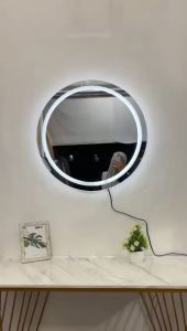 Cermin Aesthetic Led Kaca Dinding Wastafel Kamar Mandi Aesthetic Mirror